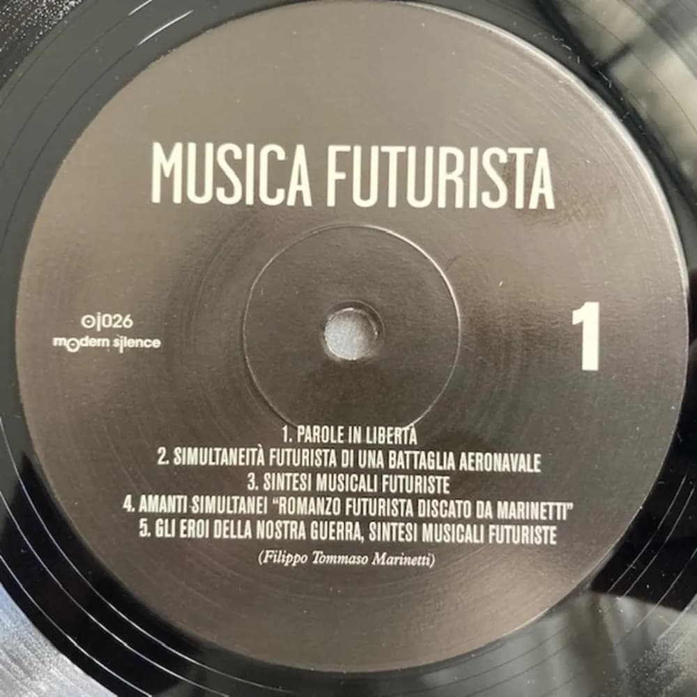 Filippo Tommaso Marinetti - Futurist on Thr Gramophone (2LP nuevo)
