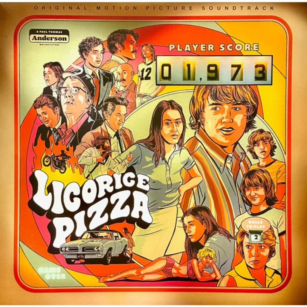 Varios Interpretes - Licorice Pizza (Original Motion Picture Soundtrack) (Vinilo Doble 2LP Color Rojo Translúcido nuevo)
