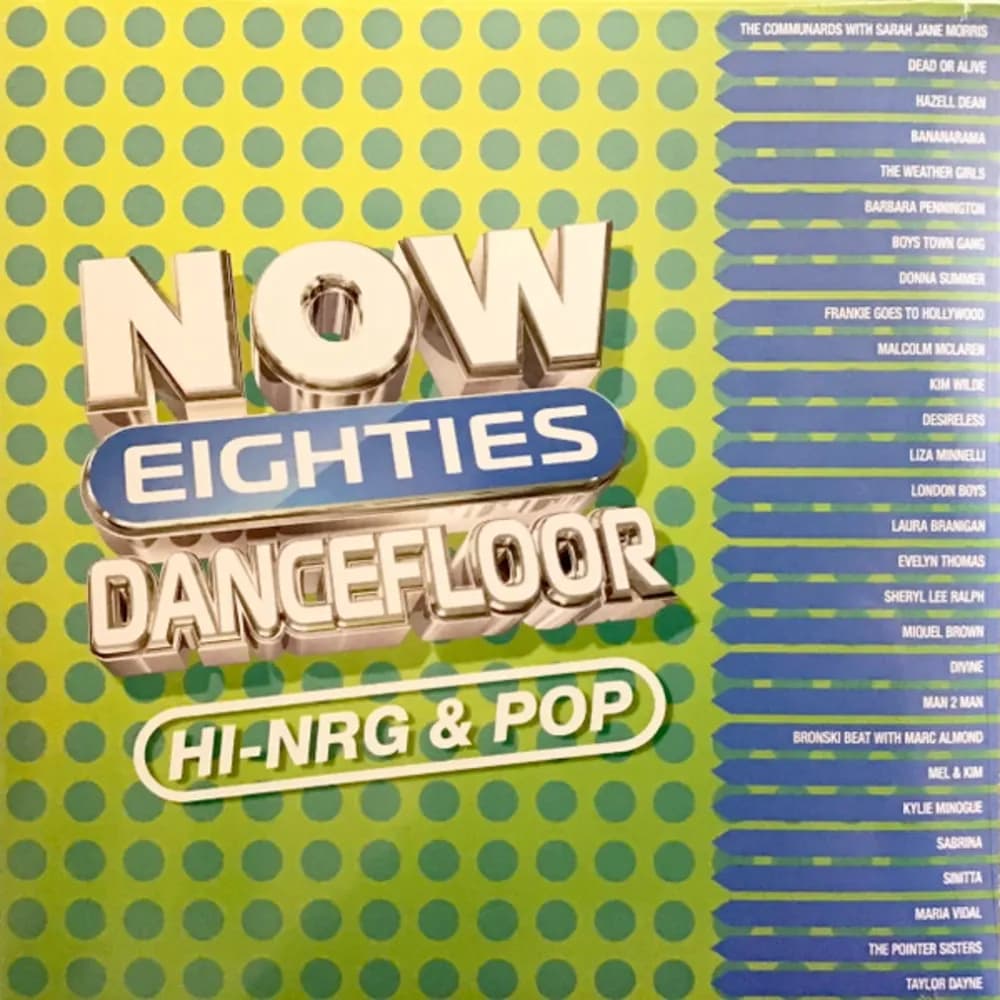Varios Interpretes - Now Eighties Dancefloor Hi-nrg & Pop (Vinilo Doble 2LP Color Azul nuevo)
