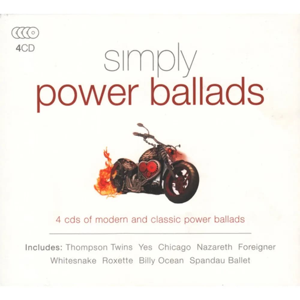 Varios Interpretes - Simply Power Ballads (4 CDs Of Modern And Classic Power Ballads) (CD (4CD) nuevo)