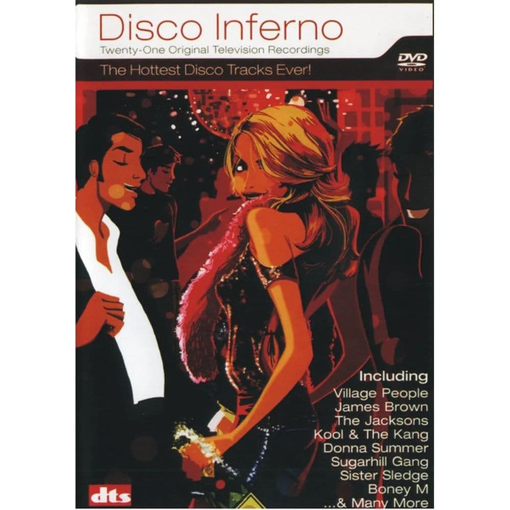 Various – Disco Inferno / Twenty-One Original Television Recordings (DVD usado VG+)