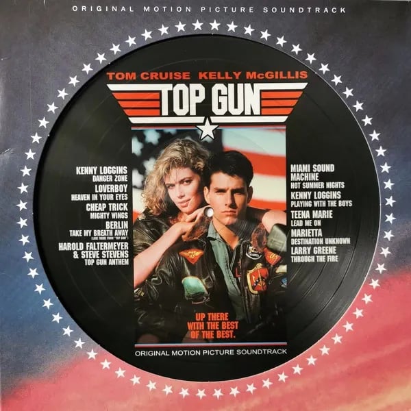 Various - Top Gun Original Motion Picture Soundtrack (Vinilo Picture Disc nuevo) - Variante en LEMM DJ Store