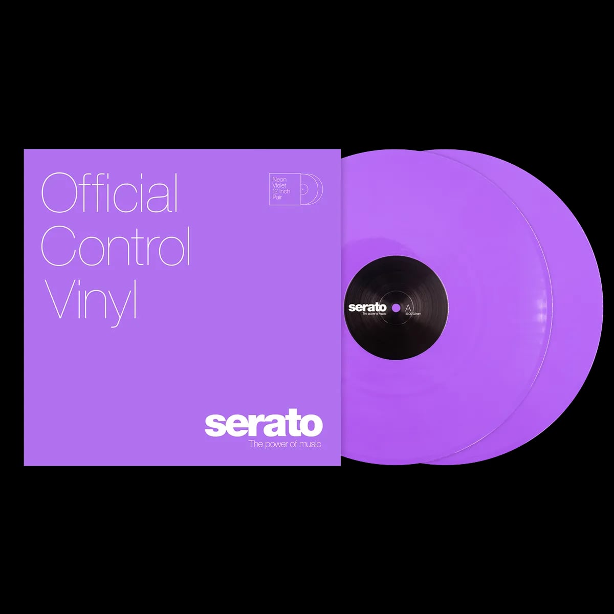 Serato – Vinilo Timecode 12" Edición Limitada Neon Violeta (Par) - Variante en LEMM DJ Store