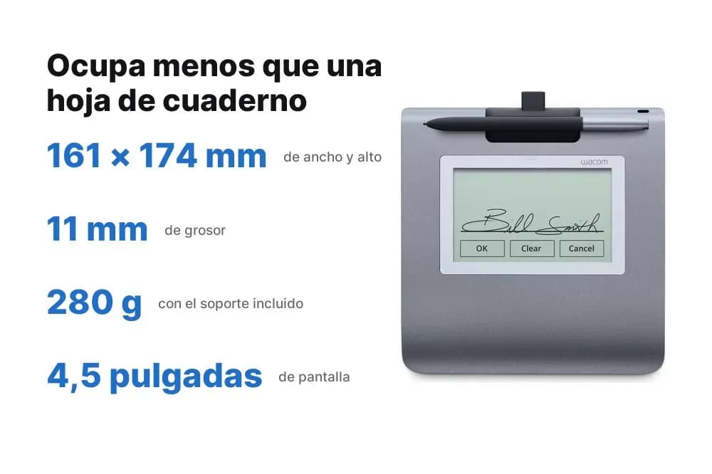 Wacom STU-430 y STU-540 – tabletas de firma electrónica