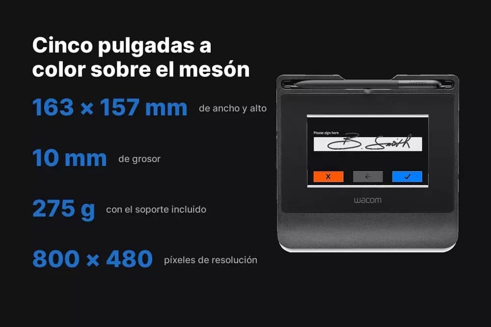 Wacom STU-430 y STU-540 – tabletas de firma electrónica