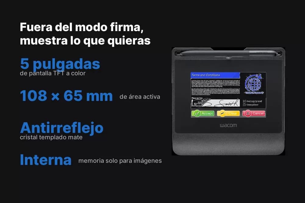 Wacom STU-430 y STU-540 – tabletas de firma electrónica