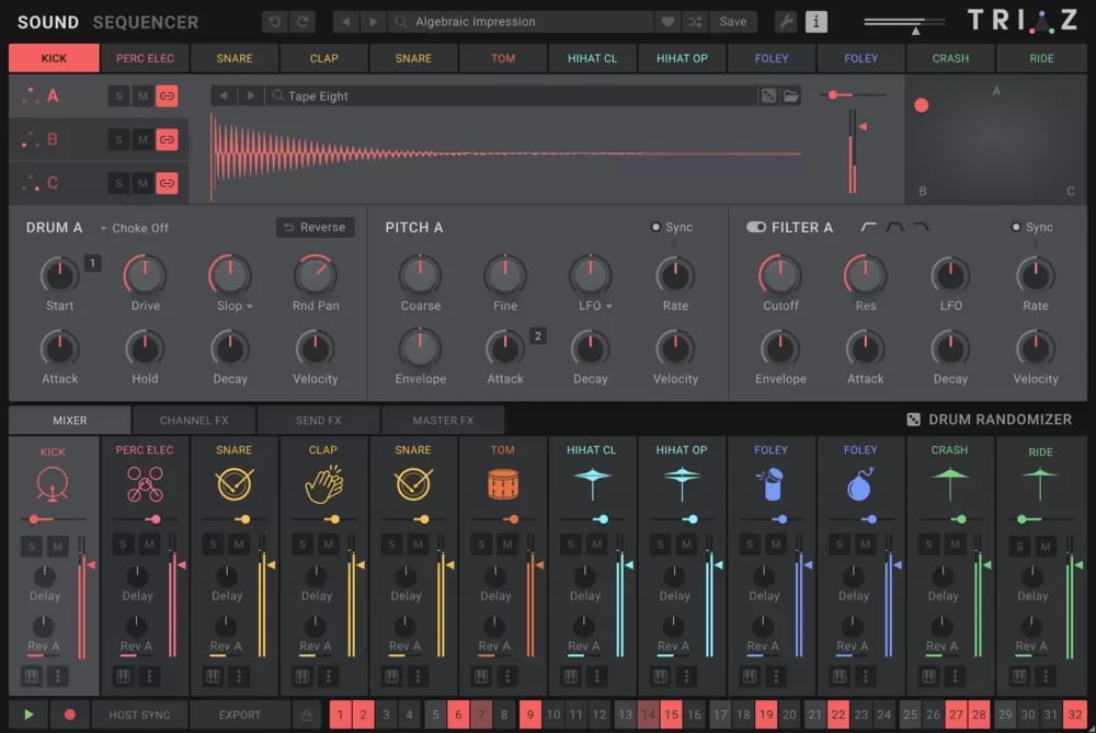 Wave Alchemy Triaz – Motor de batería y drum machine virtual (Descarga Digital) - Variante en LEMM DJ Store