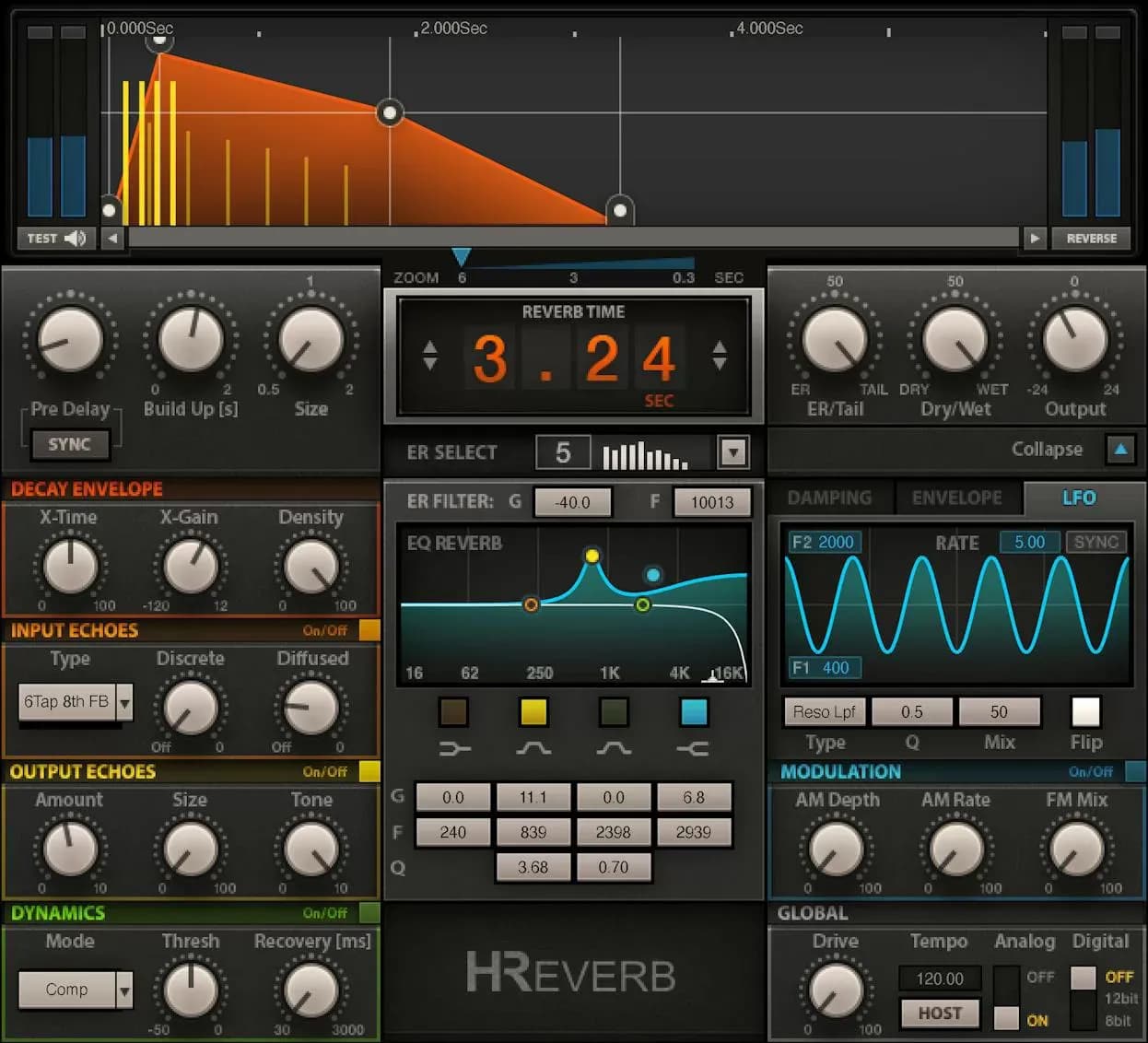 Waves H-Reverb Hybrid Reverb – Reverb híbrida de convolución (Descarga Digital)