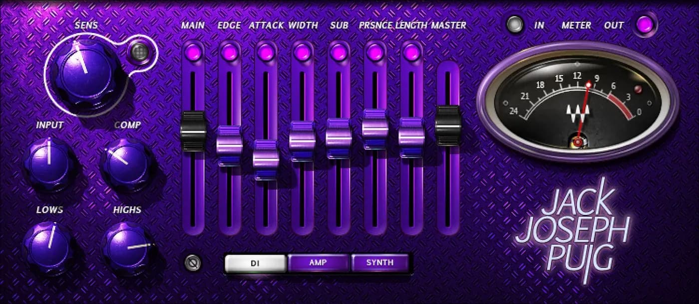 Waves JJP Bass – Procesador de bajo de Jack Joseph Puig (Descarga Digital)