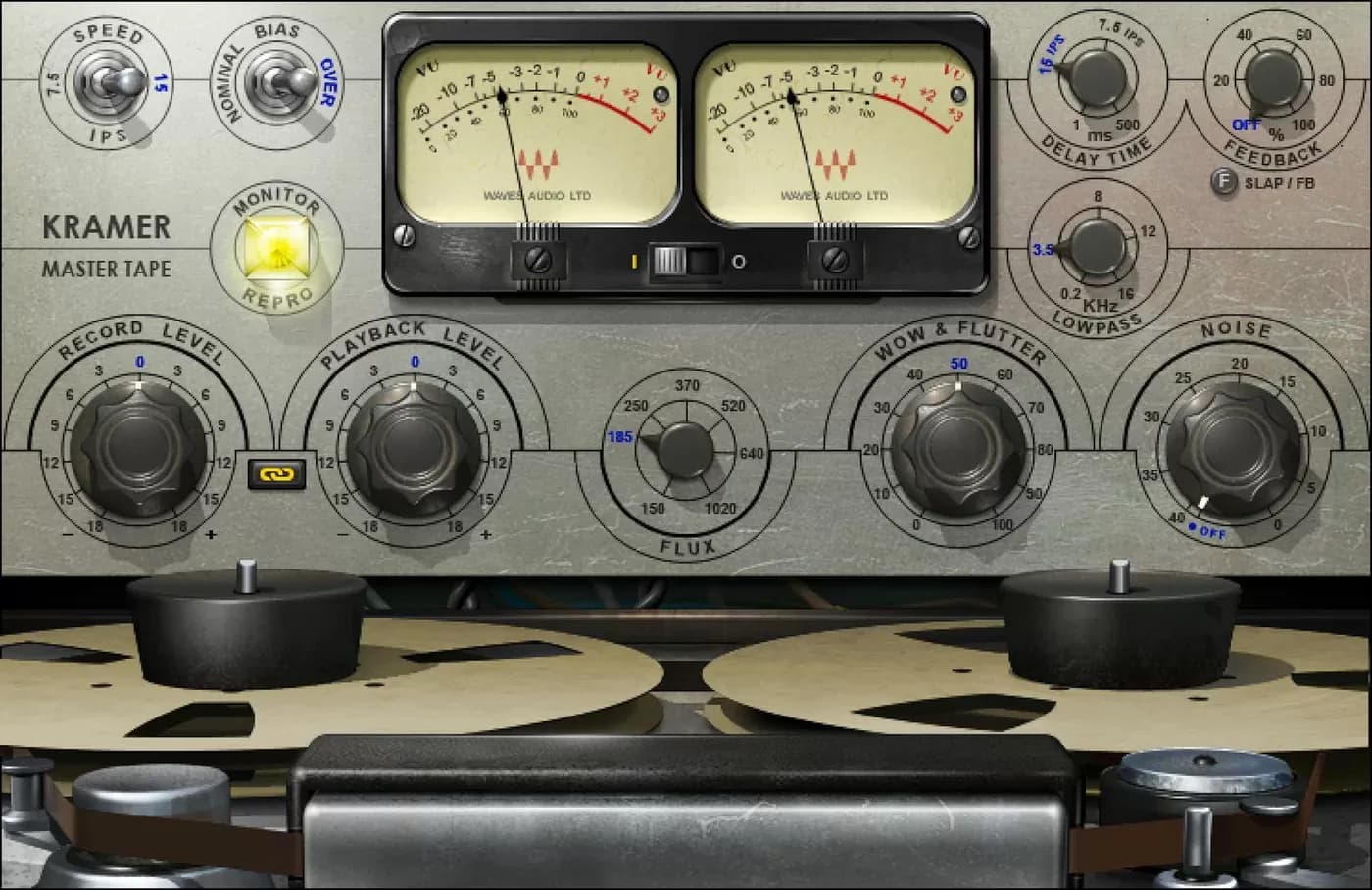 Waves Kramer Master Tape – Emulación de cinta a válvulas (Descarga Digital)