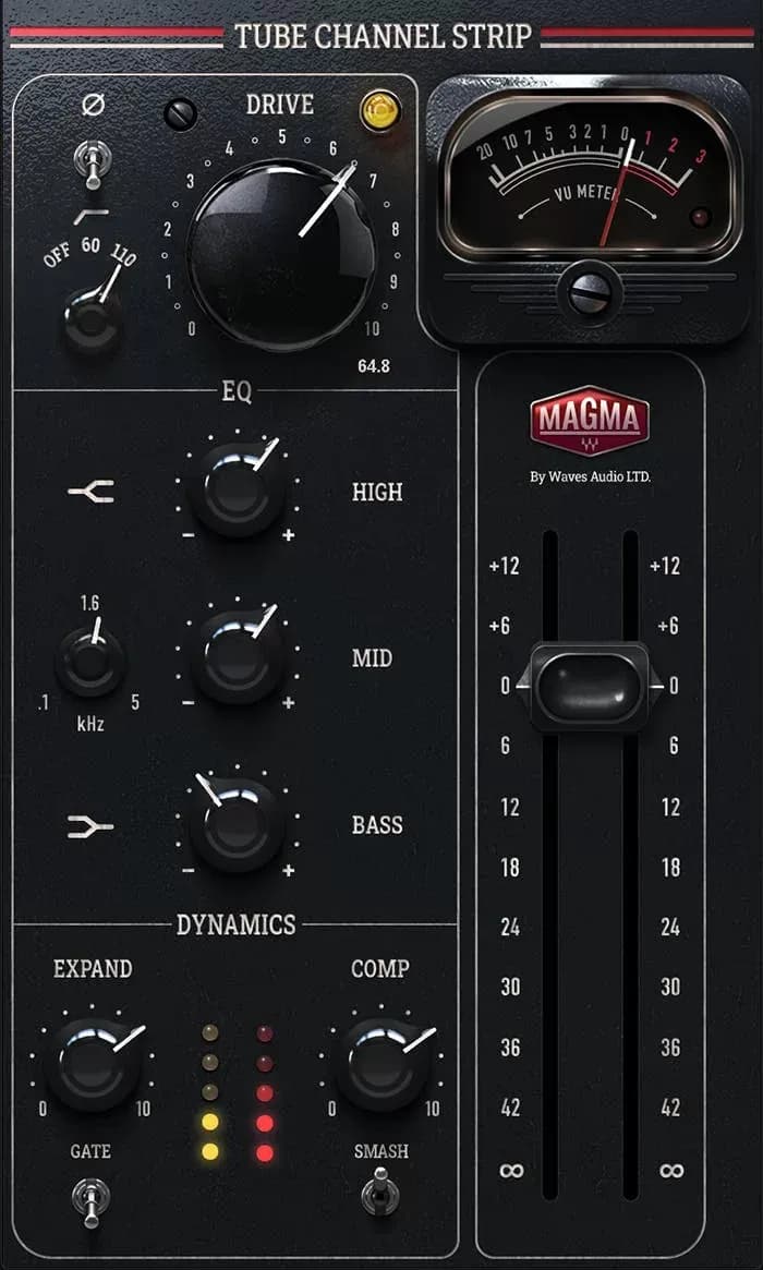 Waves Magma Tube Channel Strip – Canal de válvulas True Valve (Descarga Digital)