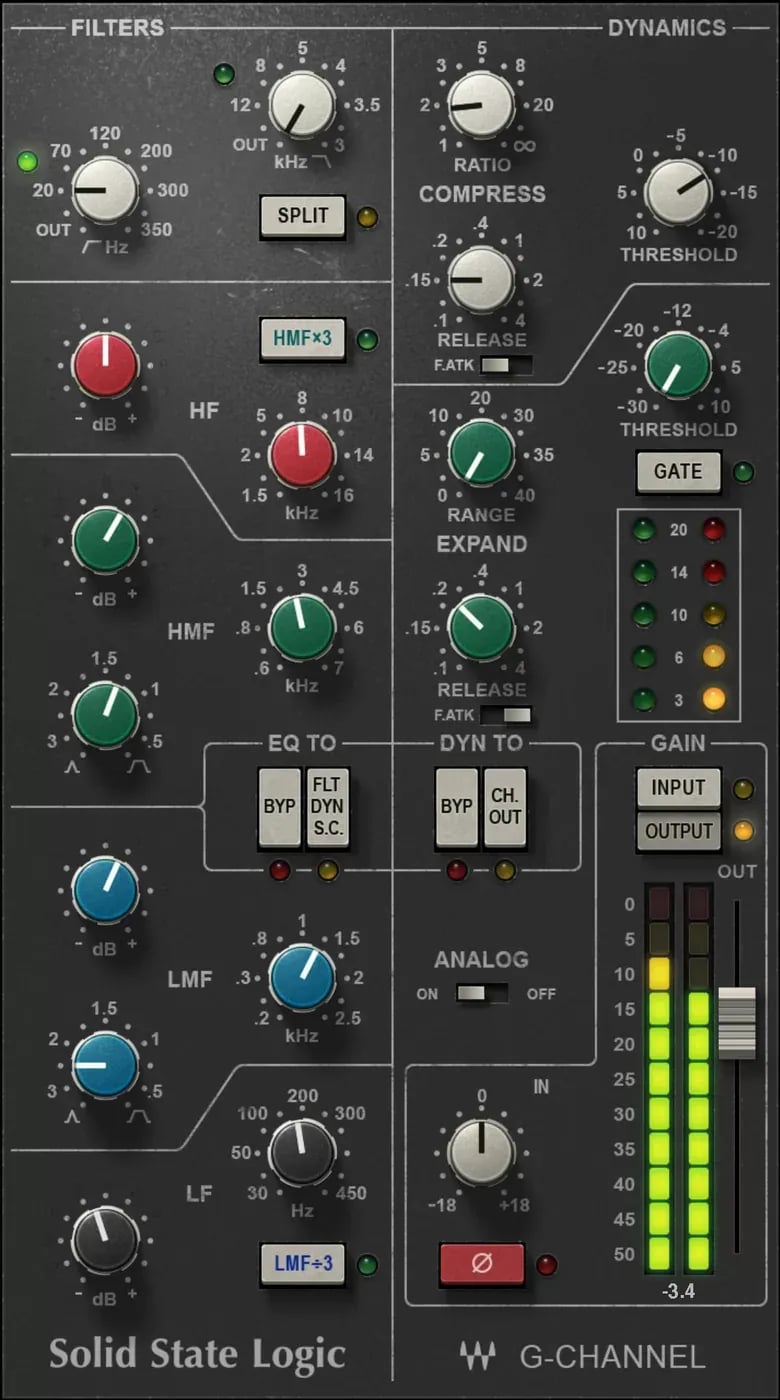 Waves SSL G-Channel – Channel strip de consola SSL (Descarga Digital) - Variante en LEMM DJ Store