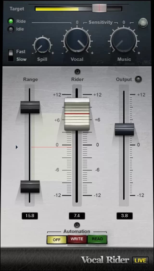 Waves Vocal Rider – Nivelador automático de voces sin compresión (Descarga Digital)