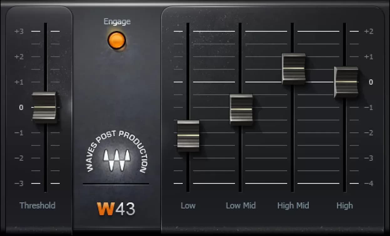 Waves W43 Noise Reduction – Reducción de ruido analógica (Descarga Digital)