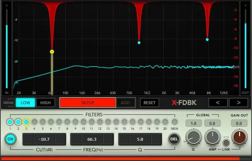 Waves X-FDBK – Eliminación automática de feedback en vivo (Descarga Digital)