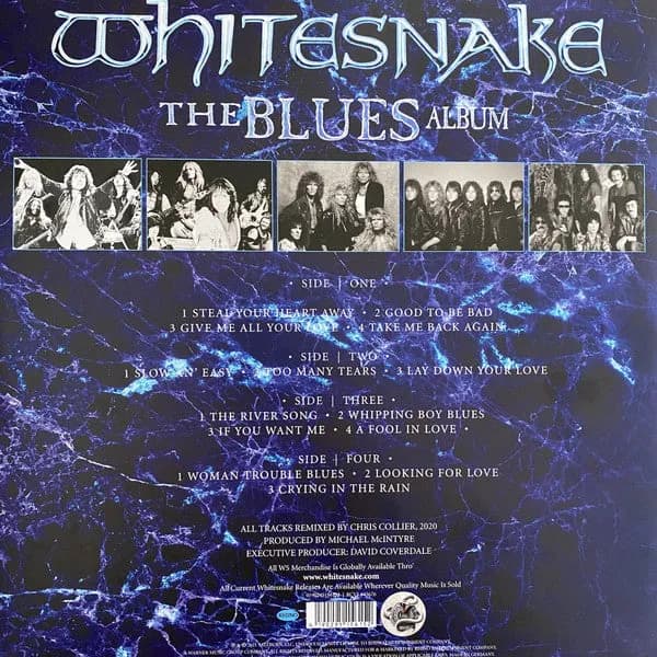 Whitesnake - The Blues Album (Vinilo Doble 2LP nuevo)