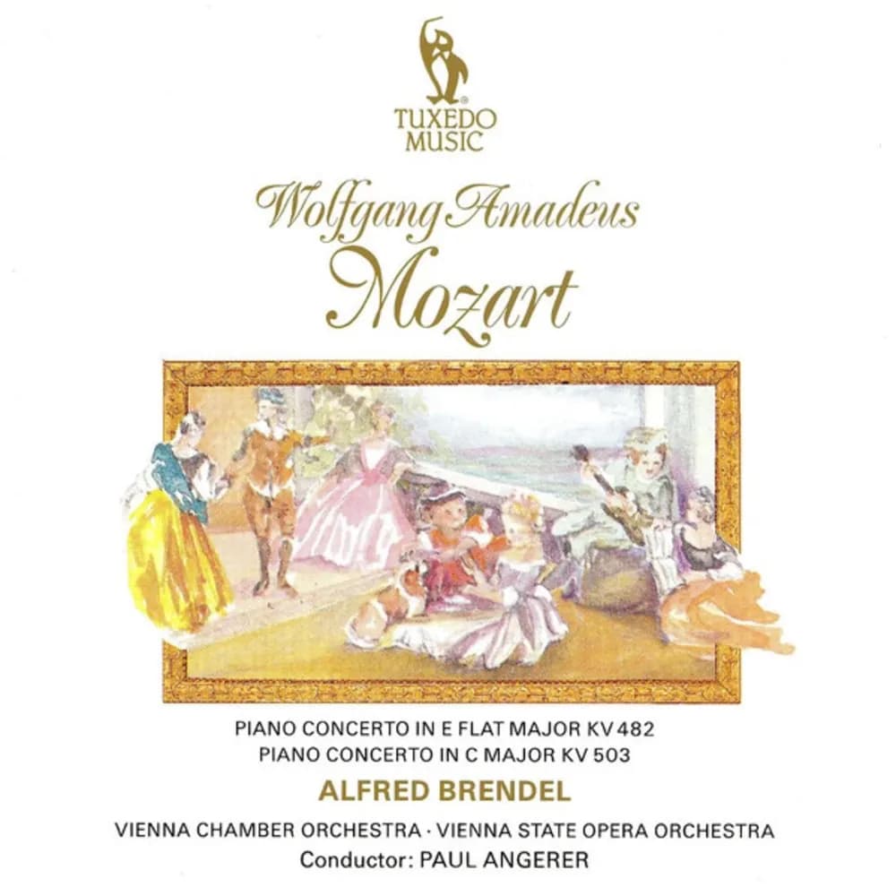 Wolfgang Amadeus Mozart, Alfred Brendel, Wiener Kammerorchester, Orchester Der Wiener Staatsoper, Paul Angerer - Piano Concerto In E-flat Major, Kv 482 / Piano Concerto In C Major, Kv 503 (CD nuevo)