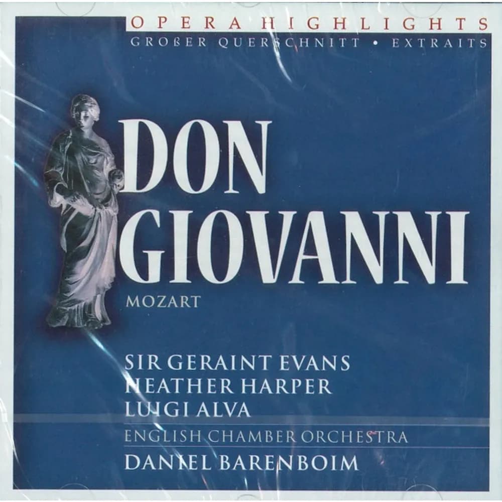 Wolfgang Amadeus Mozart, Geraint Evans, Heather Harper, Luigi Alva, English Chamber Orchestra, Daniel Barenboim - Don Giovanni (Opera Highlights) (CD nuevo)