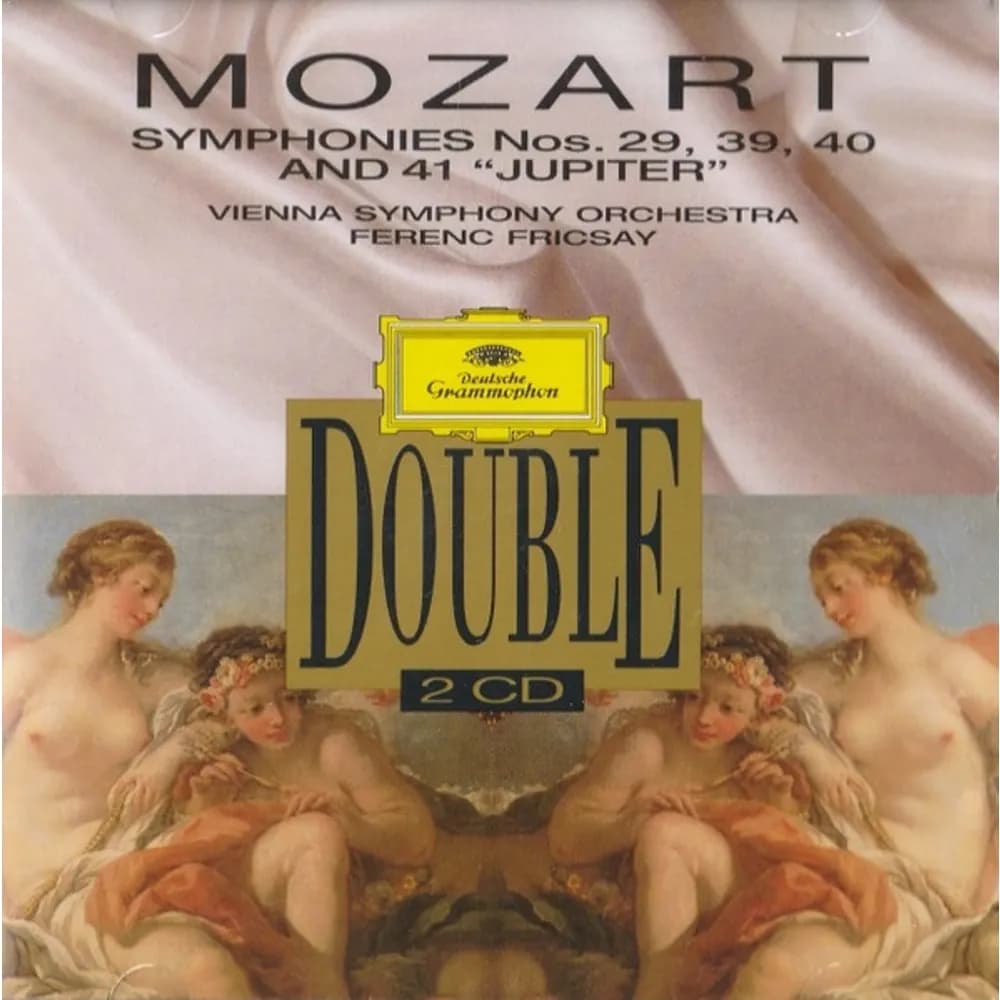 Wolfgang Amadeus Mozart – Wiener Symphoniker • Ferenc Fricsay - Symphonies Nos. 29, 39, 40 and 41 "Jupiter" (CD Doble (2CD) nuevo)