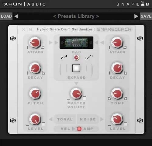 Xhun Audio SnareClack – Sintetizador híbrido de cajas (Descarga Digital)