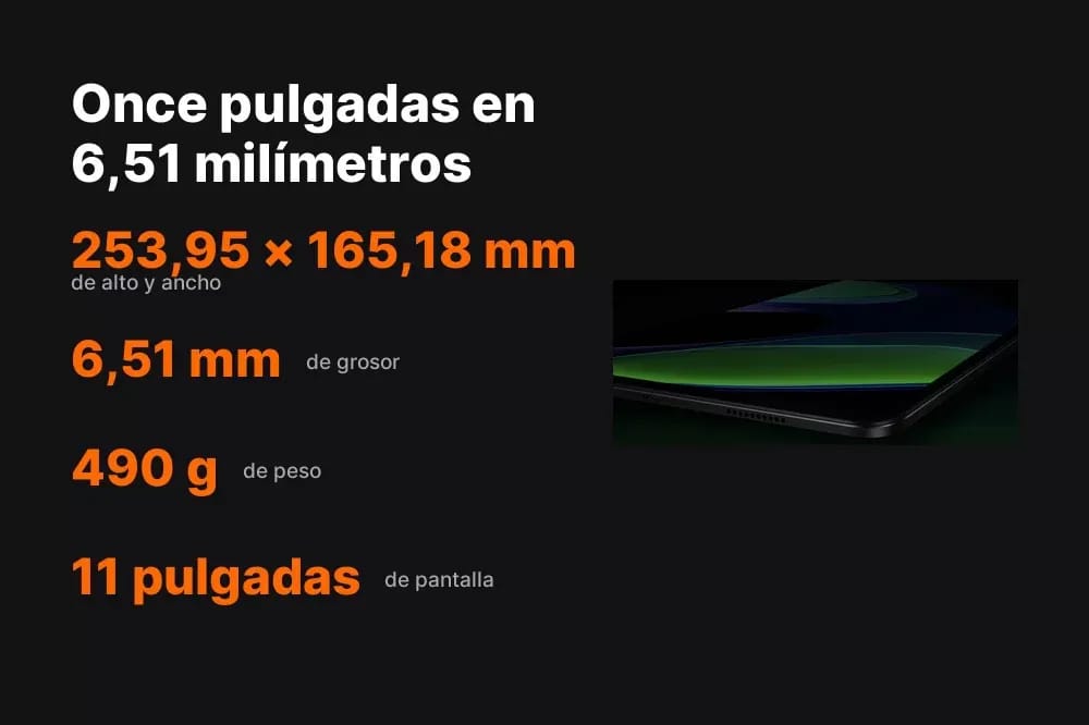 Xiaomi Pad 6 – tablet de 11" 2.8K a 144 Hz, 6 GB + 128 GB - Gravity Gray · 6 GB + 128 GB - Vista alternativa en LEMM DJ Store
