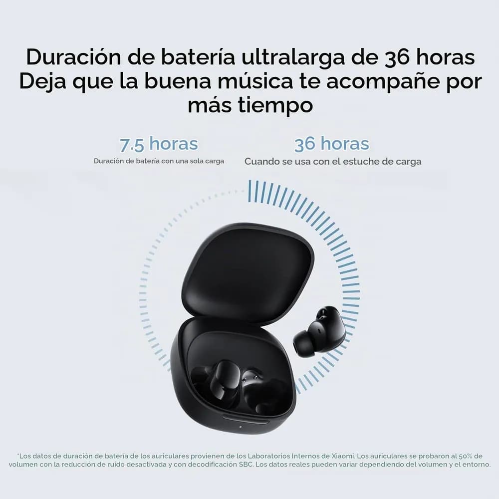 Xiaomi Redmi Buds 6 Play – Audífonos Bluetooth Inalámbricos