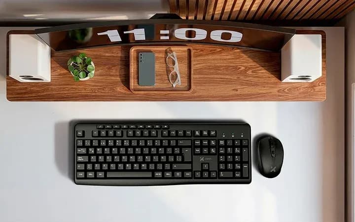 Xtech XTK-311S – Kit de Teclado y Mouse Inalámbrico 2,4 GHz