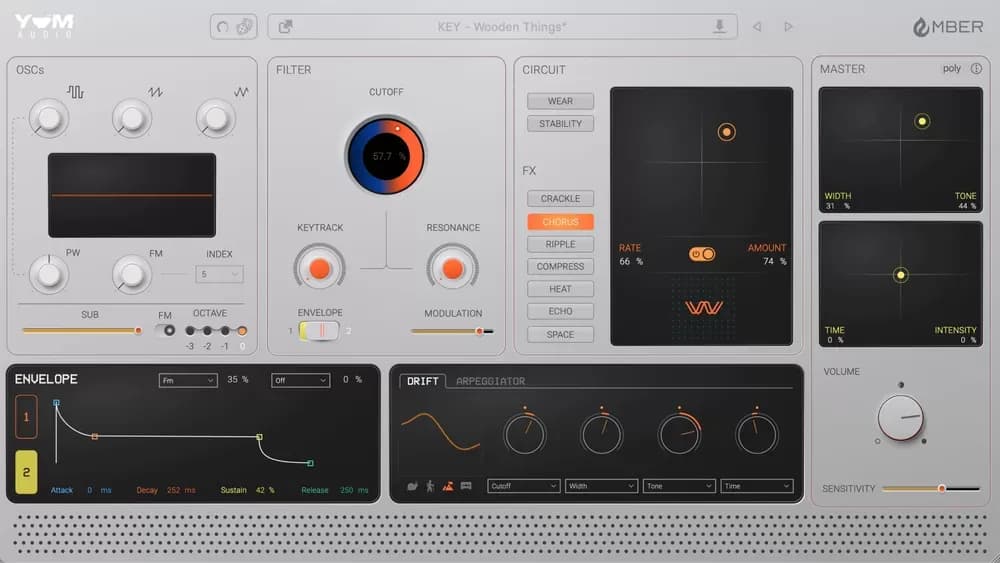 Yum Audio Ember – Sintetizador Virtual con Carácter (Descarga Digital)