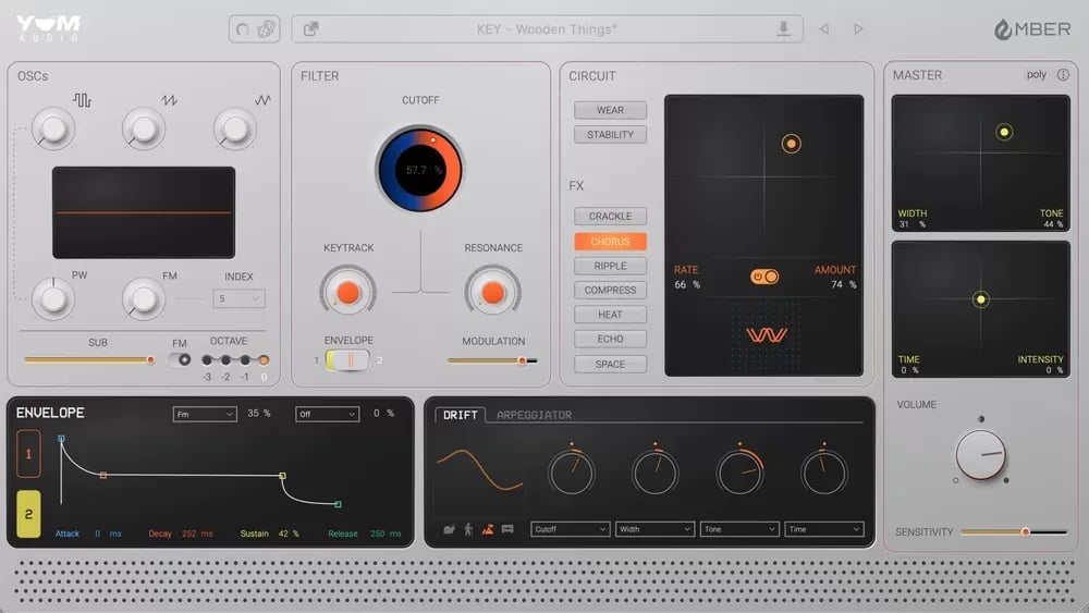 Yum Audio Ember – Sintetizador Virtual con Carácter (Descarga Digital) - Variante en LEMM DJ Store