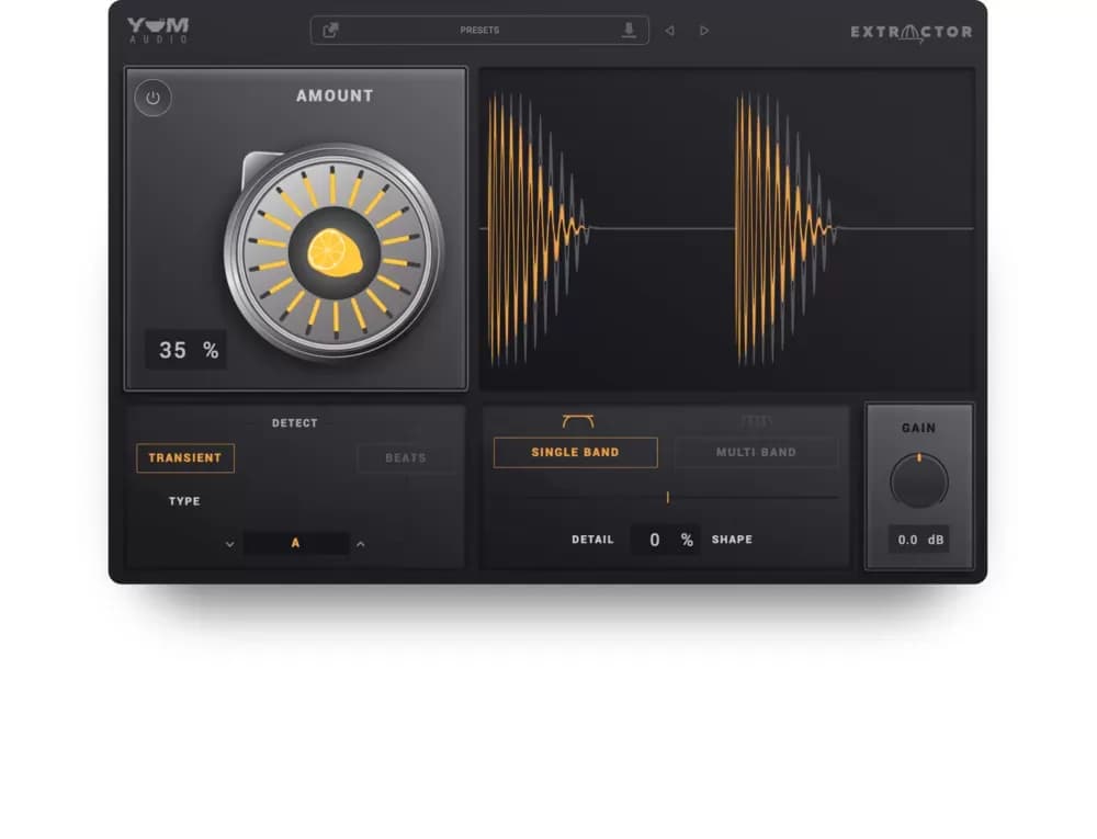 Yum Audio Extractor – Transient Shaper Creativo (Descarga Digital)