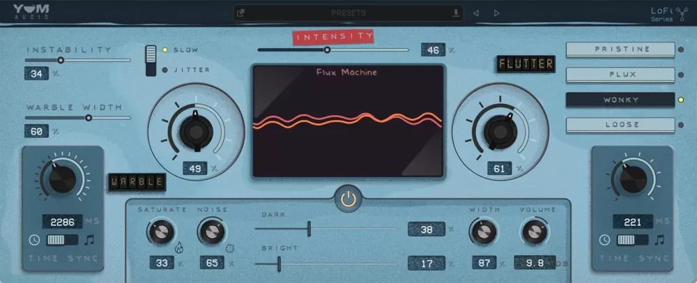 Yum Audio LoFi Flux Machine – Warble y Flutter de Cinta (Descarga Digital) - Variante en LEMM DJ Store