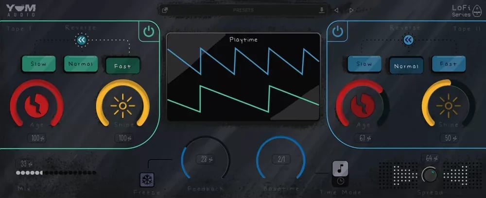 Yum Audio LoFi Playtime – Efecto Creativo de Tiempo y Tono (Descarga Digital) - Variante en LEMM DJ Store