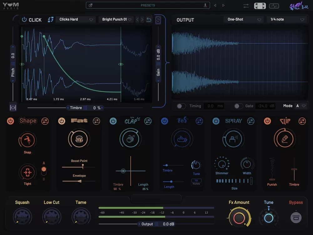 Yum Audio Slap – Multiefecto de Batería con Mr. Bill (Descarga Digital)